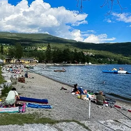 Log With View Of Gaustatoppen