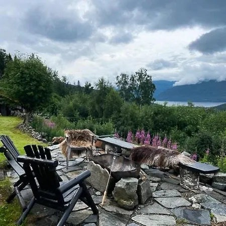 Log With View Of Gaustatoppen