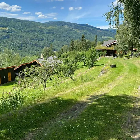 Log With View Of Gaustatoppen
