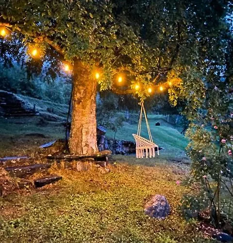 Log With View Of Gaustatoppen Austbygdi