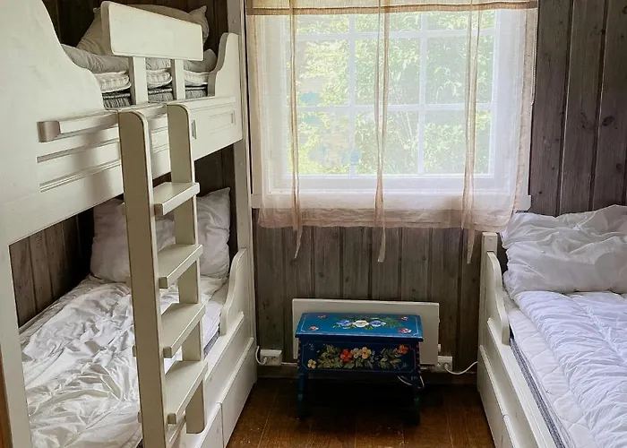 Log With View Of Gaustatoppen Austbygdi